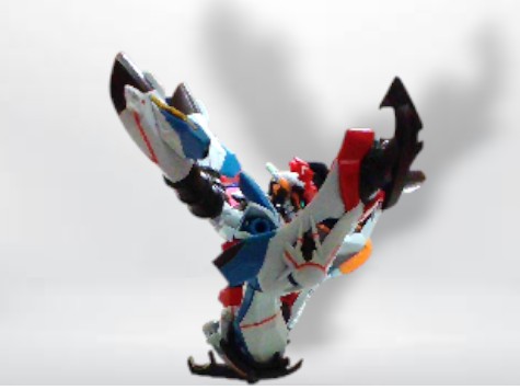 可動域がすごい!なぜ、赤いガンダムはここまで動かないのだ...あとから出たのに...