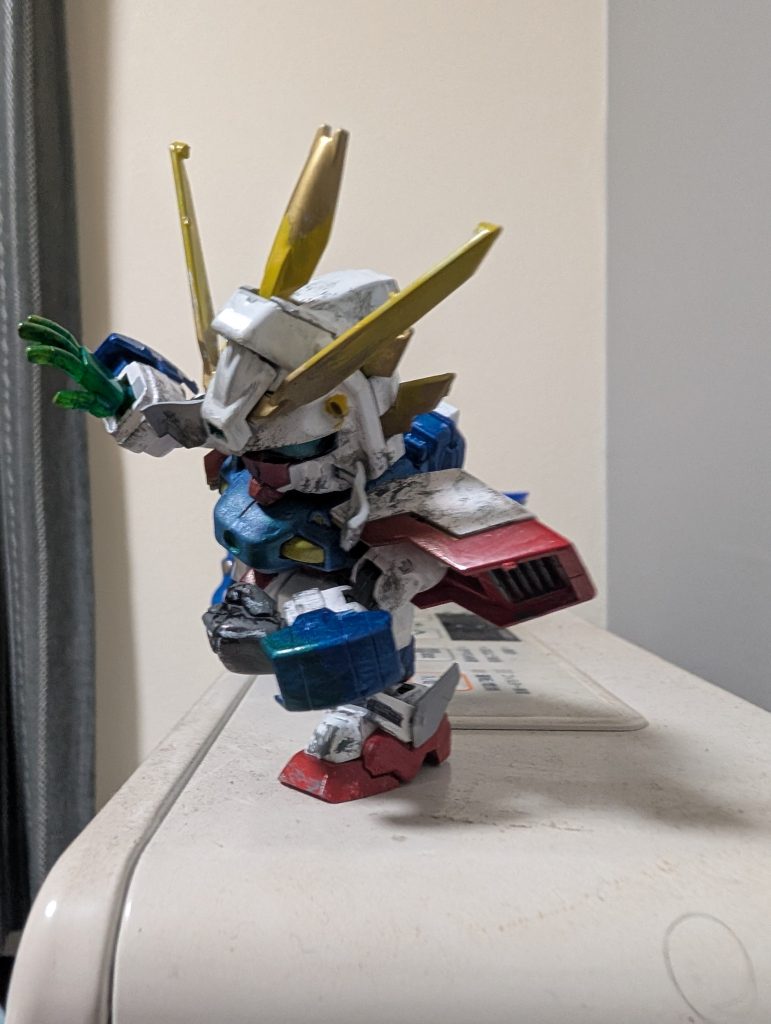 片足立ち出来る体幹の良さがこのBB戦士の最大の魅力かなと思います他にもハイキック出来たりと他のBB戦士には見られない可動域の広さがありますが後のナンバーに引き継がれた覚えがありません。なんでや、全部これになれ