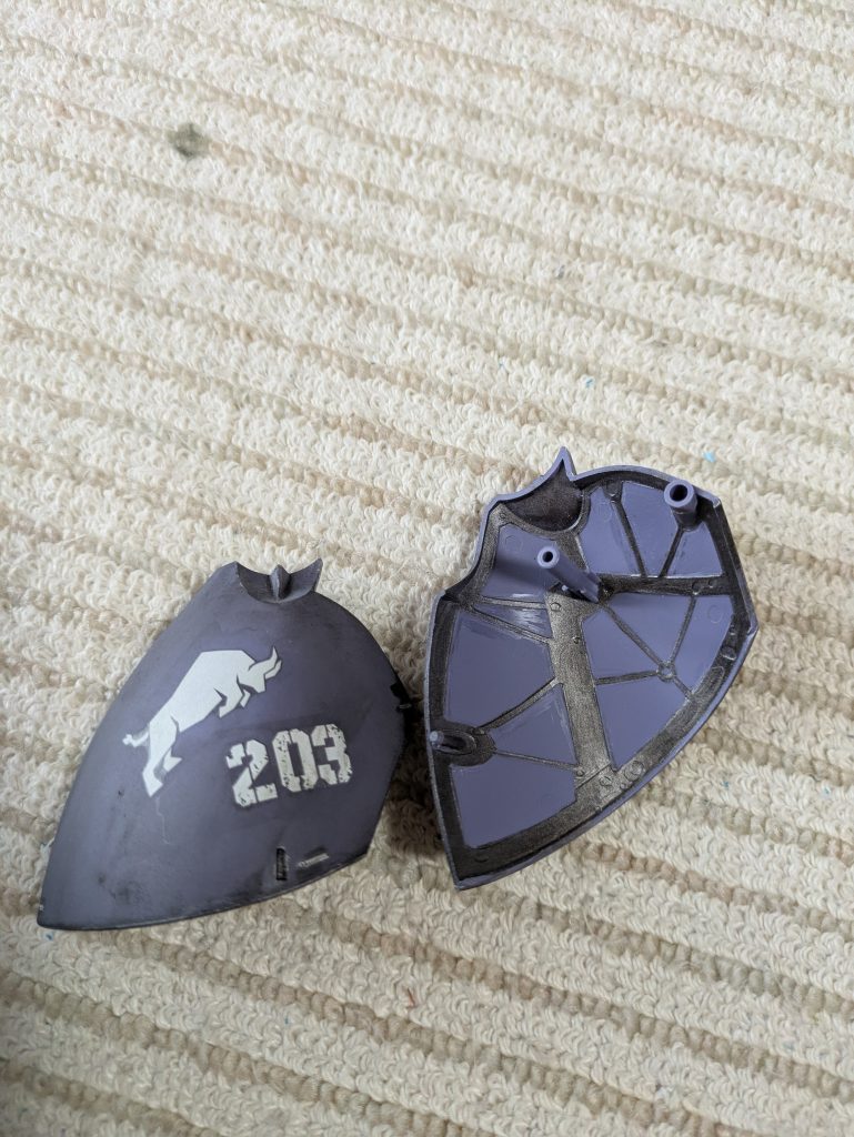 中もフレームを塗りました