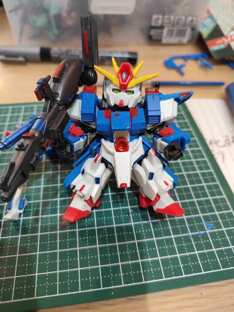 これまでのモビリティジョイントよりも色々なパターンが作れて、サイズ感もよかったです。しかし、まだ色の乗せ方や修正の仕方が甘いです…練習あるのみ