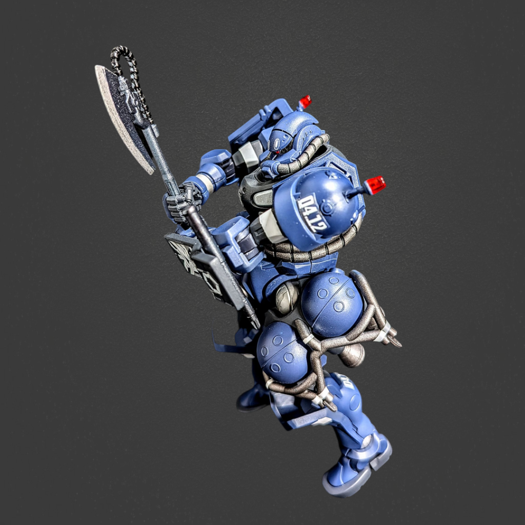 斧、両手持ちしてみました。