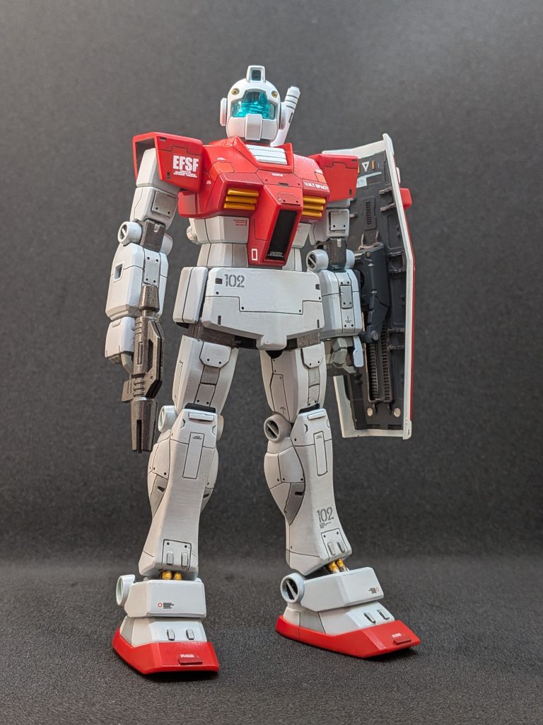 今回の旧ジムは、「（新ジムに負けないくらい）カッコよくて、でもやはり弱そうなジム」という、やや論理破綻した方針😅で制作しました。