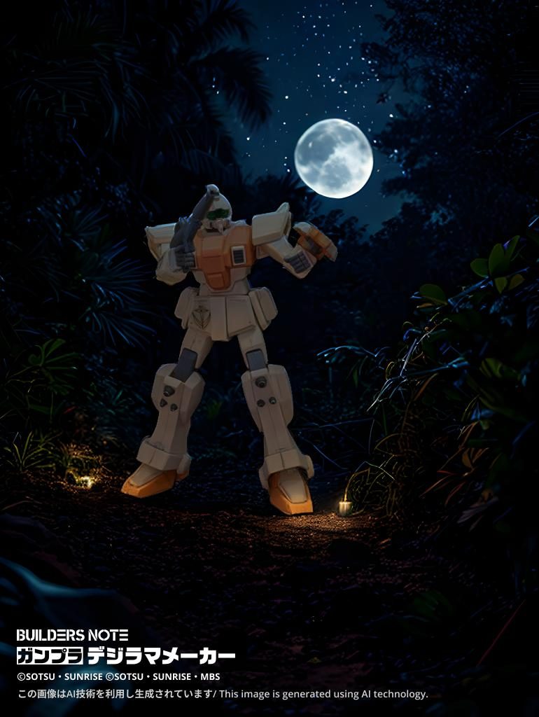 試験の為にザクにハンマー・ガンを携行するようになって、3日目の夜にそれは起きた。これまでは61式戦車やMS特技兵との戦闘が主だったが、この日初めて、マレットは連邦軍のMS[ジム]と会敵した。いつもスタンドプレーをしていたマレットは、この夜も単独で出撃していた為、僚機はないが相手は2機だった。ルナチタニウム製の装甲を持つ陸戦型ジムの装甲は、噂のガンダム程ではないが強固で、マレットはザクマシンガンを撃ち切っても未だジムを無力化は出来ていなかったばかりか、逆に追い詰められはじめていた。マレット「くそ！こんな物が無ければ予備弾倉を持ってこれていたのに…」特殊ハンマー・ガン試作型の重量はザクには過重量になっており、マニピュレーターはおろか腰部に懸架しても脚部に負荷が掛かっており、整備班長からの苦言があったため、マレットは少しでも軽くする為に予備弾倉を外していたのが裏目となった。マレット「残るはヒート・ホークとハンマー・ガン…接近戦しかないという事だな…」テストパイロットとはこんな気持ちなのか…。マイが見せたあの表情は、テストパイロット達と試作兵器を見続けてきたからなのか…。だが、マレットはその傲慢さとプライドで自身の弱気を消し去った。マレット「貴様らのような連邦の犬共に！この俺が負けるハズが無い！！」