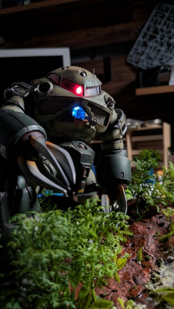 過去作品の入賞作品は全てジオラマだったので初めてジオラマも作ってみました。