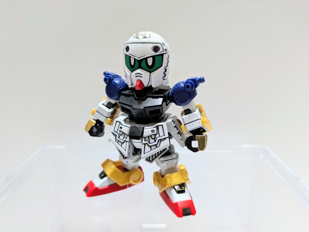 軽装タイプ。騎士化するために肩だけ『バーサル騎士ガンダム』のものに差し替えています。