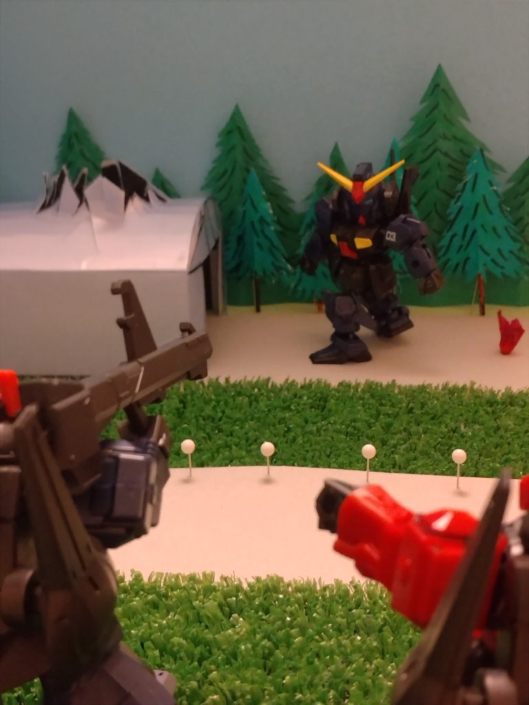 「アポリー　やめろ！敵じゃない。」「しかし……」「そうだっ！僕は敵じゃない。貴方方の味方だっ！」「証拠を見せてやる！！！」