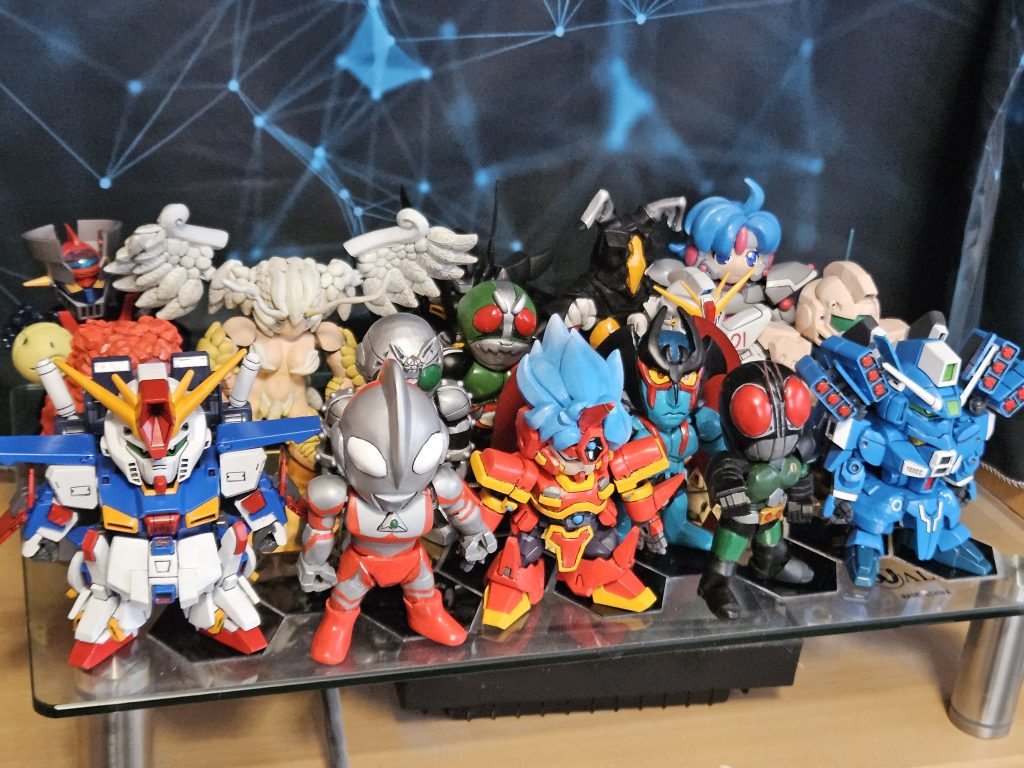 大集合GP03加えるのを忘れましたꉂ🤭全部で36体。今回10体追加で16体になりましたが、これでまだ半分にも満たない_(⌒(_๑´ω`)_🏳