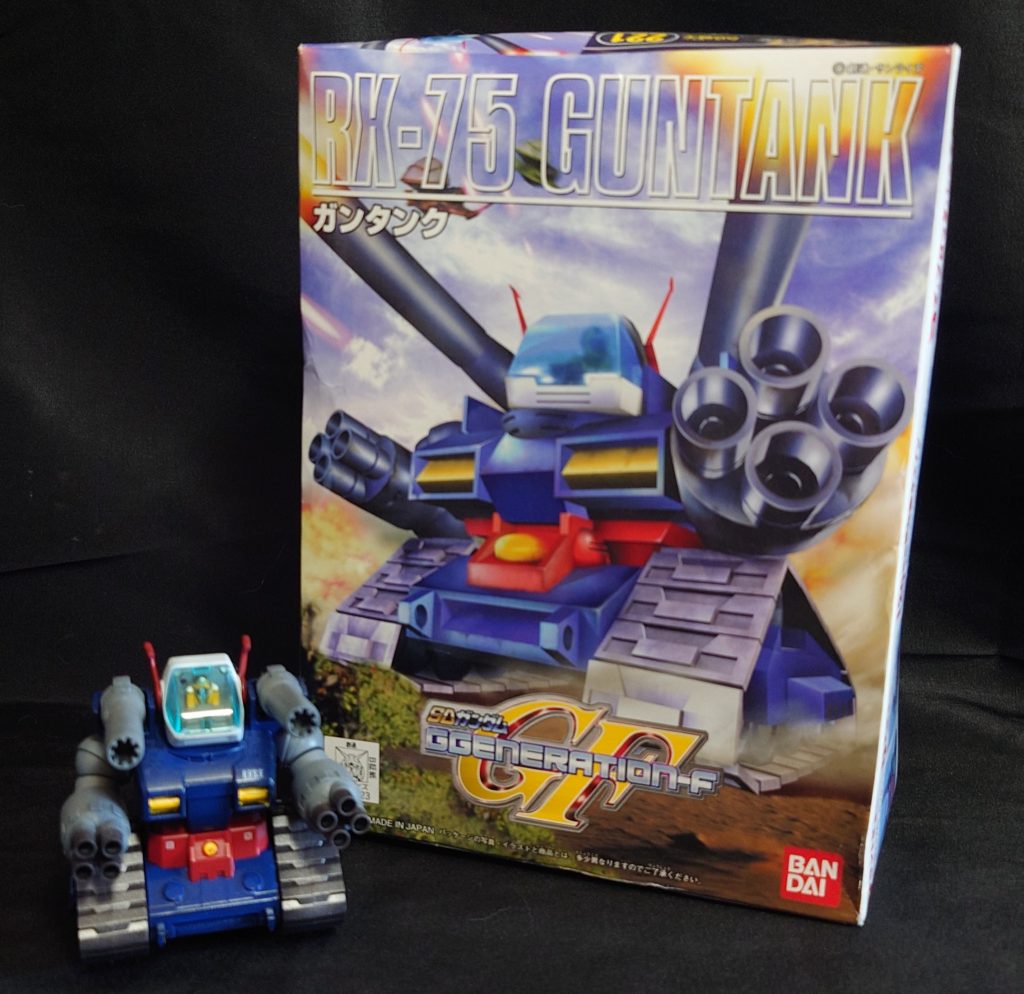 SDガンダム BB戦士 Gジェネレーション-F 　実は中のパイロットは一番大きかっので、比較的塗りやすいです。　　　　