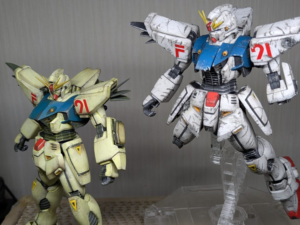 去年の作品と一緒に