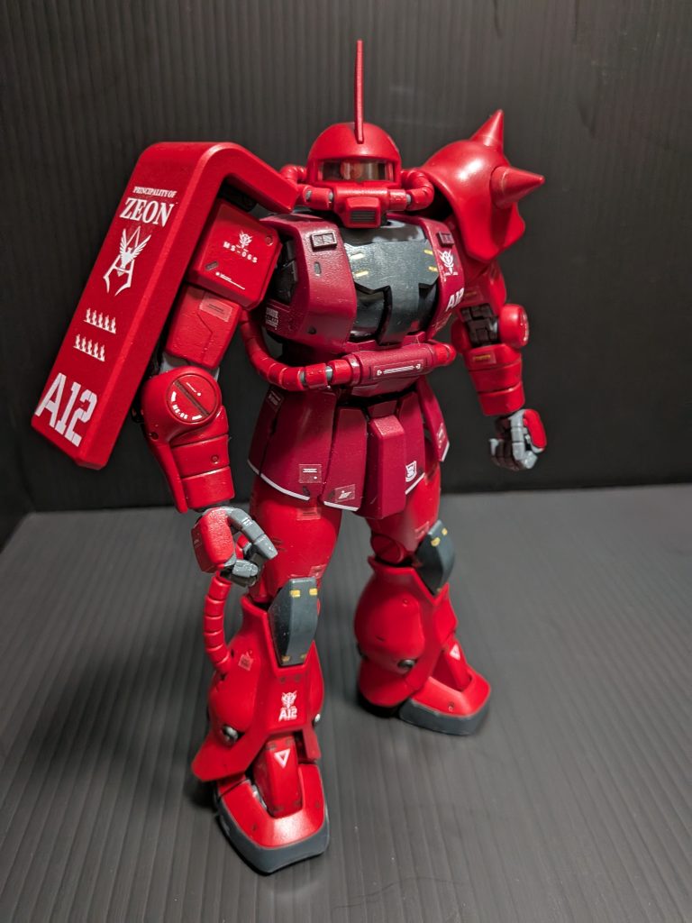 MG ZAKUⅡ シャア専用(オリジンぽく)–4枚目/制作者：MuMucafe