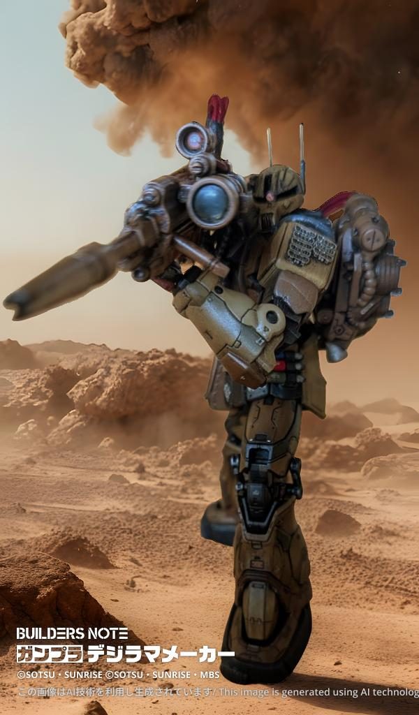 デジラマ下手糞マン、懲りずに頑張ってます…最後に… 繁忙期突入の為、この作品の後は暫く模活(GUNSTA)を休止します(^_^;A