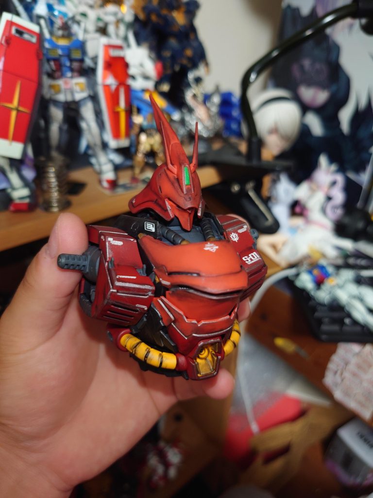 ウェザリングは上手くできなかったと思っています。提出期限ギリギリという焦りがあり、[はやく完成させる！]というスピード重視のクオリティになってしまったと思います。次回、コンテストに出す際はゆっくり丁寧に作って自分の満足できる作品に仕上げたいと思います。