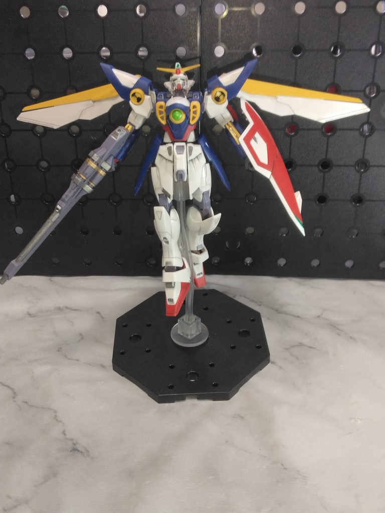ウイングゼロも良いけど、作ってみるとウイングガンダムもやっぱり良いですね～。EGの発売を機に、多くの人にガンダムWが広まりますように😅