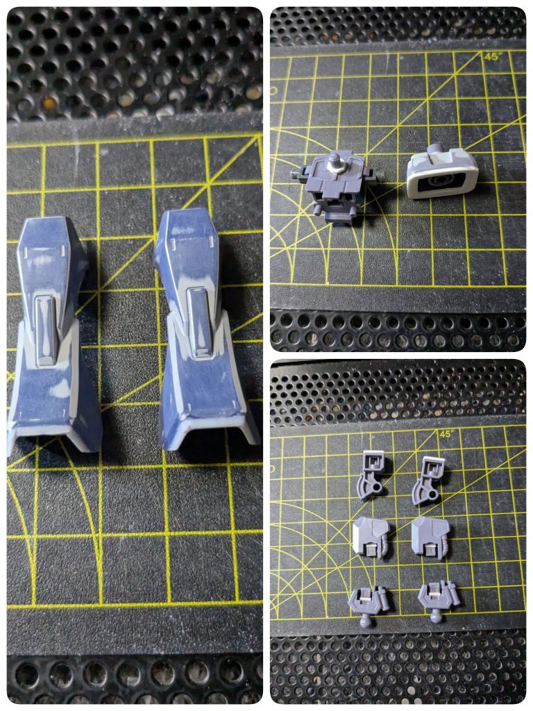 腰部と脚部の延長工作