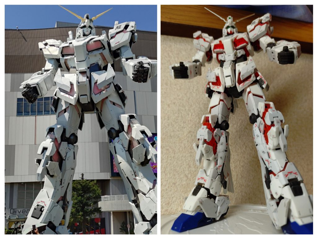 以前訪れた、お台場ダイバーシティの立像の様に。これが出来ただけでも良しとします。