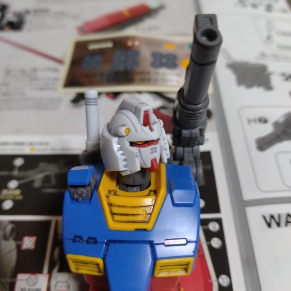オリジン版ガンダム頭部