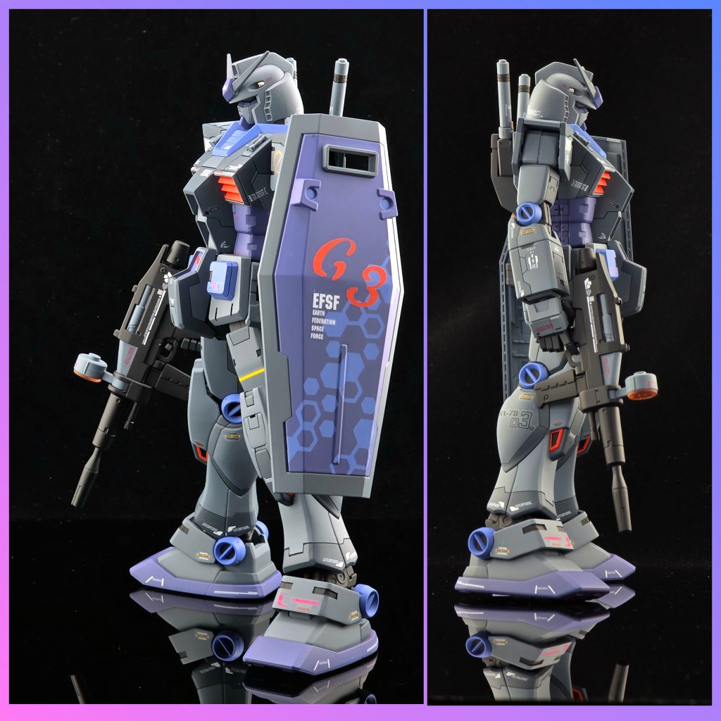 G3のマークやヘックス迷彩はマスキングで塗装しました✨