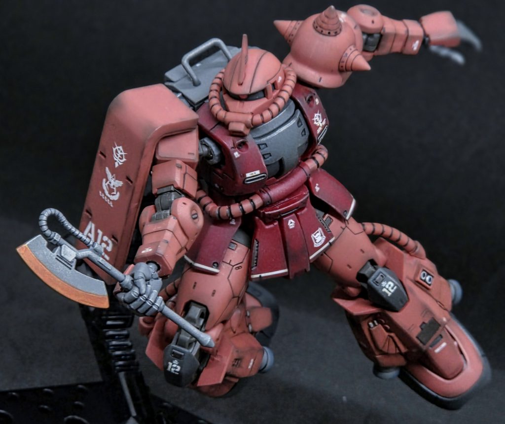 可動域もバッチリ♬やはり模型制作は無になれるんで、良い気分転換になりますね!! これでまた、ククルス・ドアンの島シリーズの仲間が増えました♬