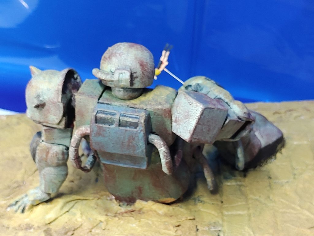 後面からの撮影