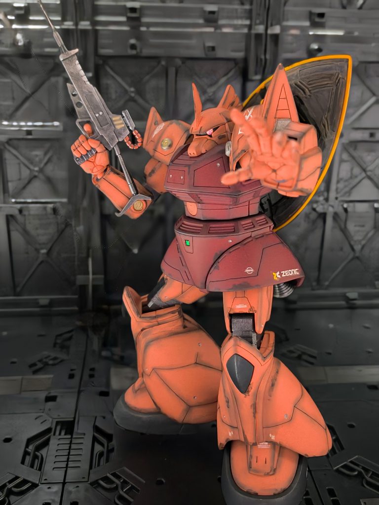 今作はウェザリング強めで仕上げました!スジ彫りを中心にディティールアップしました😊