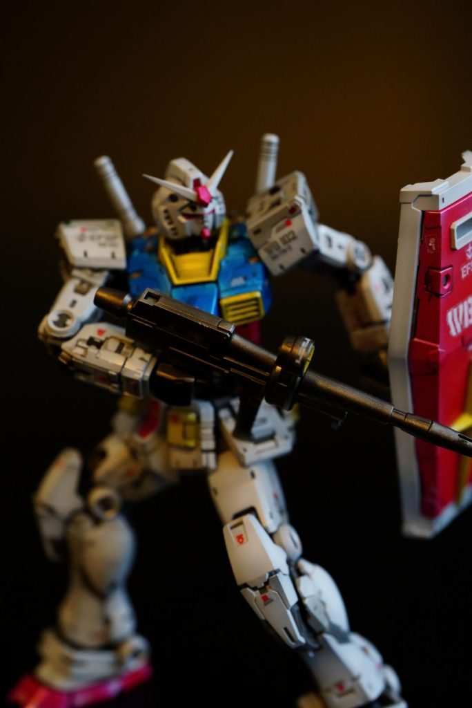 RG  ガンダム　Ver.2.0  シルバー立ち上げ–5枚目/制作者：のぶ