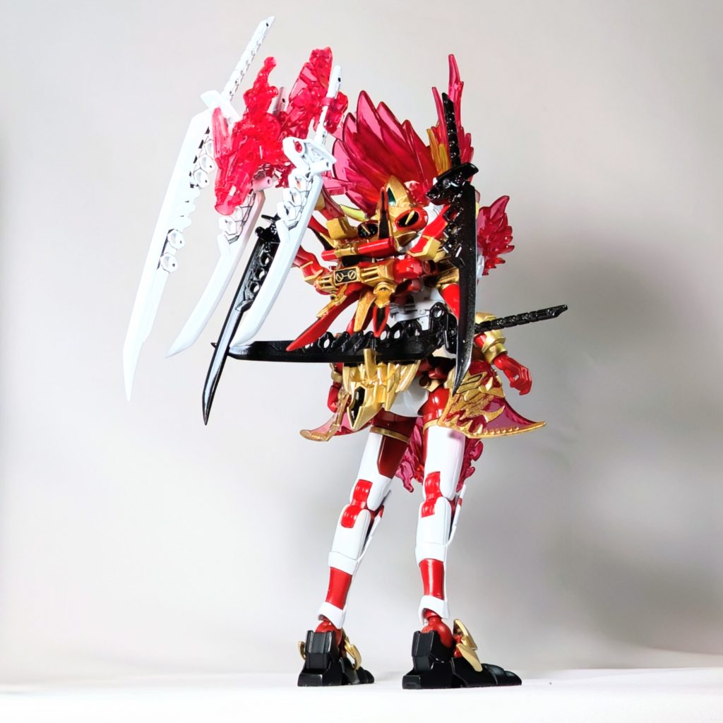 30MSユフィアは孫権ガンダムアストレイ赫炎翔虎のカラーをイメージして塗装しました