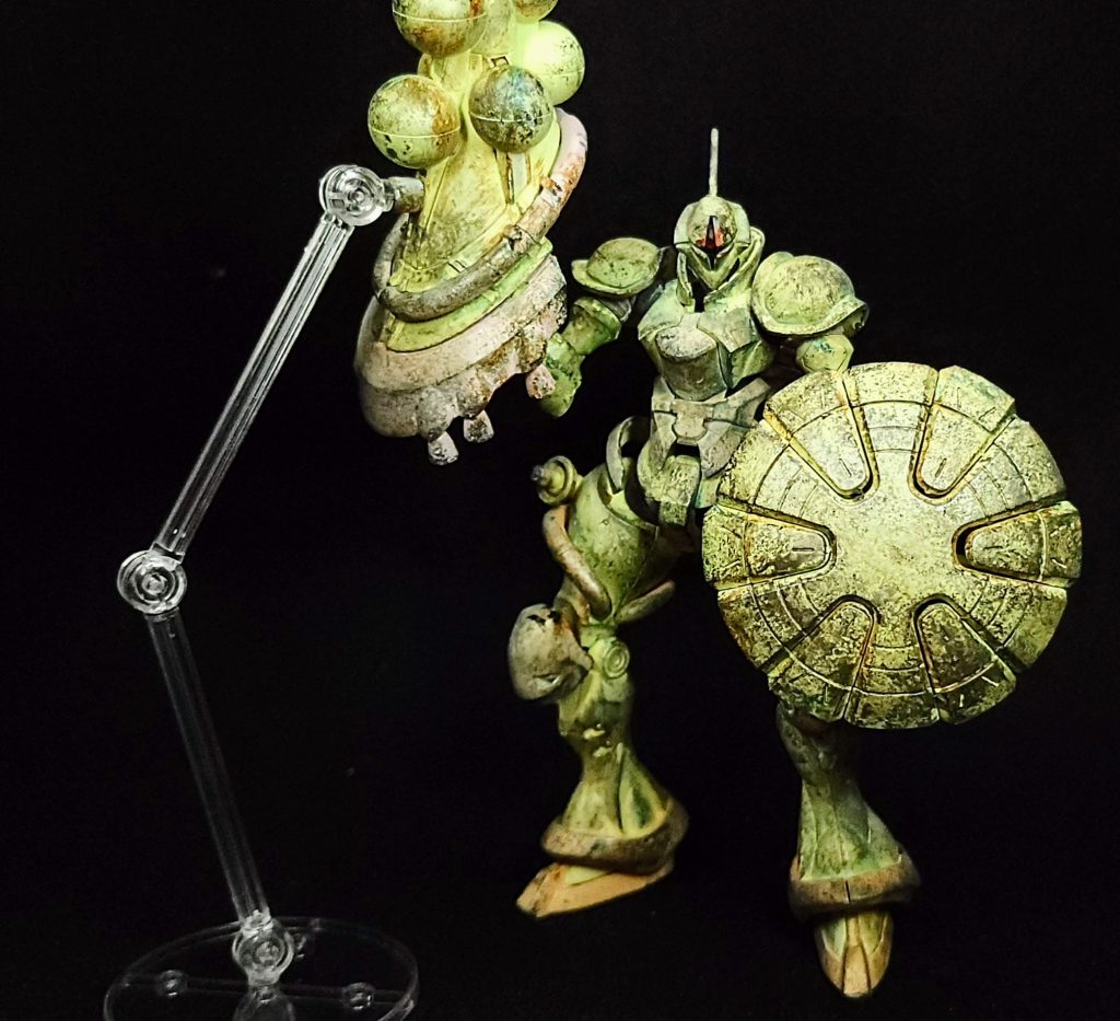 エグザべ専用ギャン シンプル全塗装–4枚目/制作者：塗装狂主任