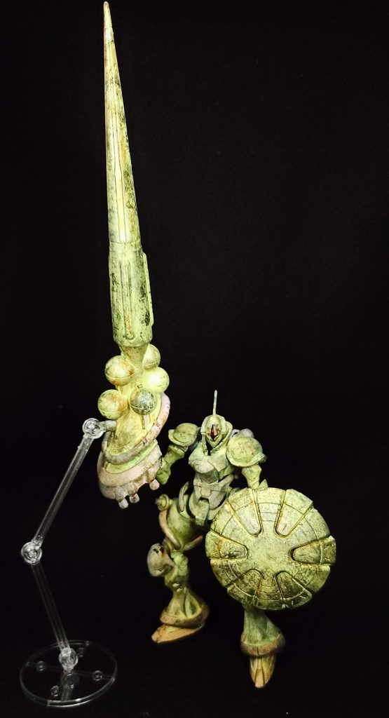 エグザべ専用ギャン シンプル全塗装–3枚目/制作者：塗装狂主任