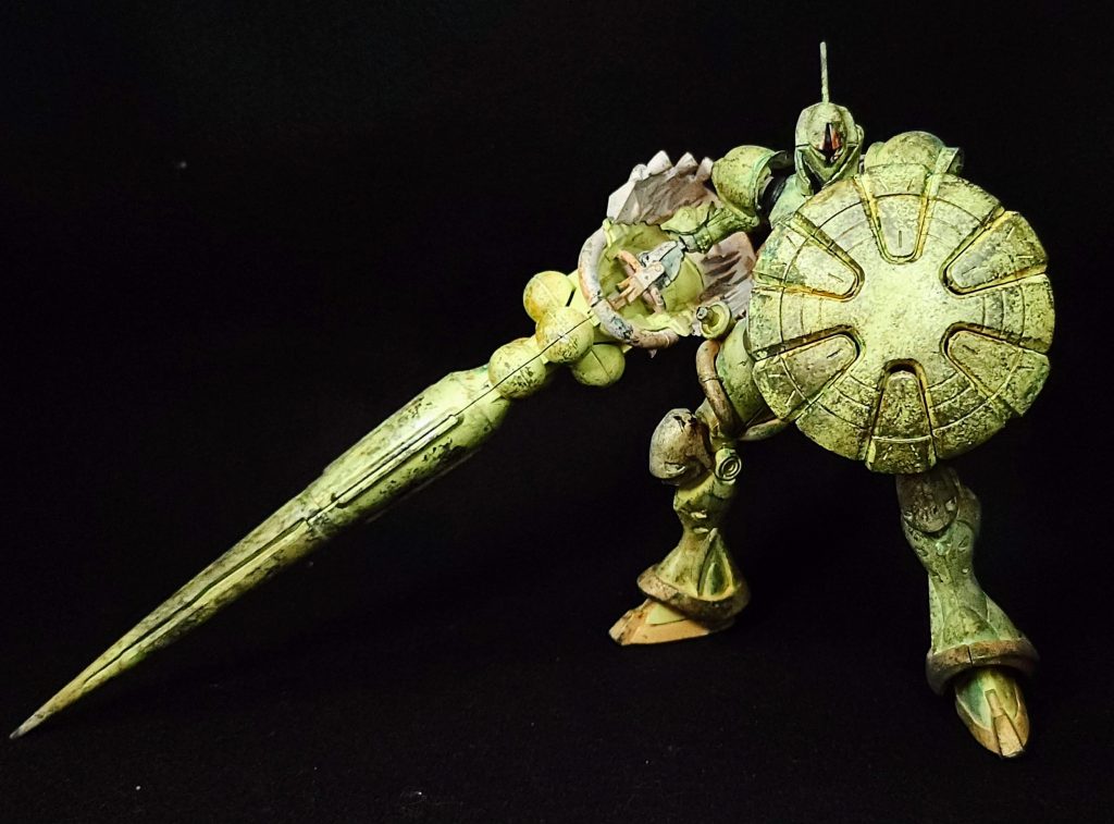 エグザべ専用ギャン シンプル全塗装–2枚目/制作者：塗装狂主任