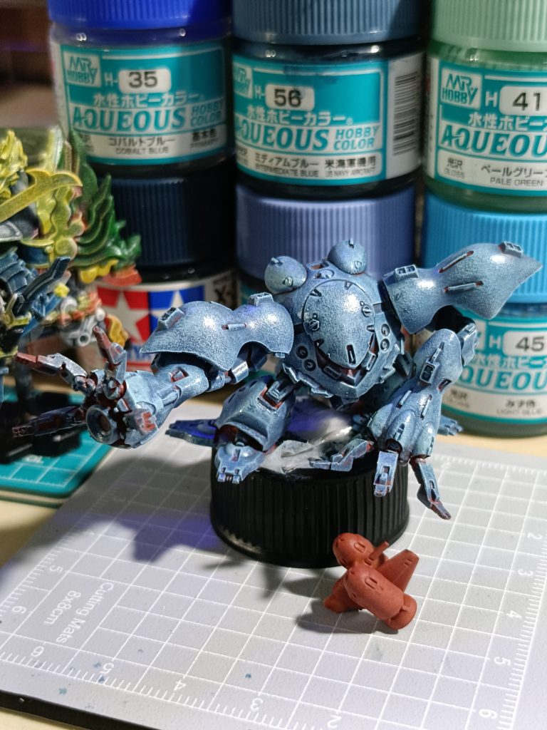 スラップチョップ塗装が思いのほか楽しかったので、ハイゴックも塗装しました。