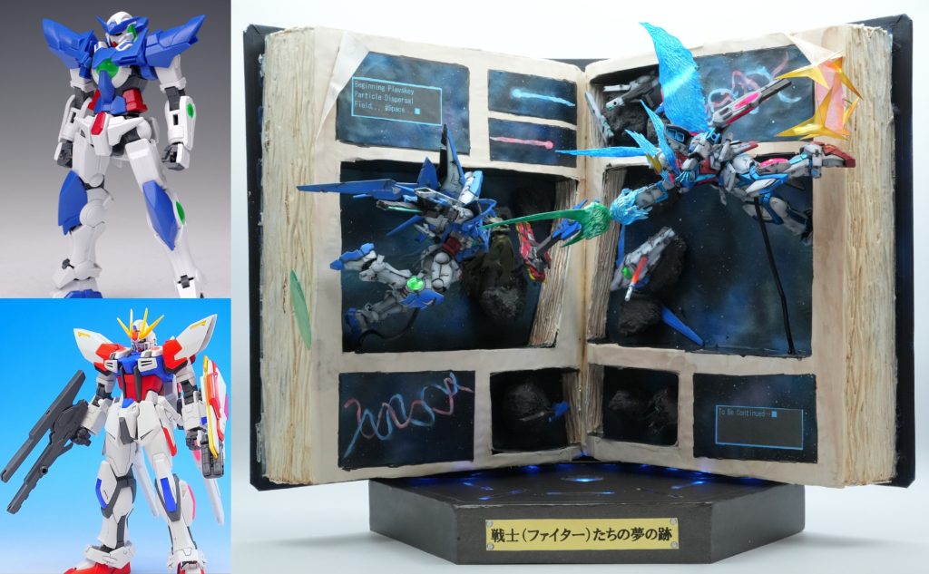 ガンプラも塗装で雰囲気一気に変えてます