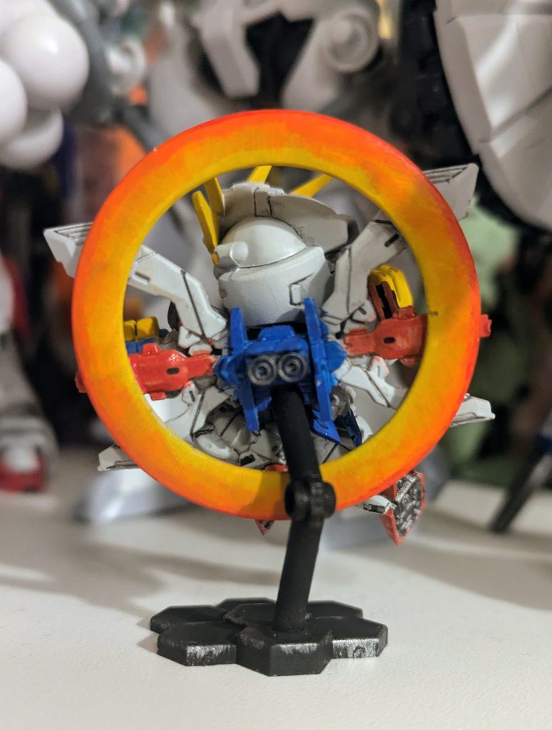 日輪エフェクトといい感じにグラーデーションなりました。