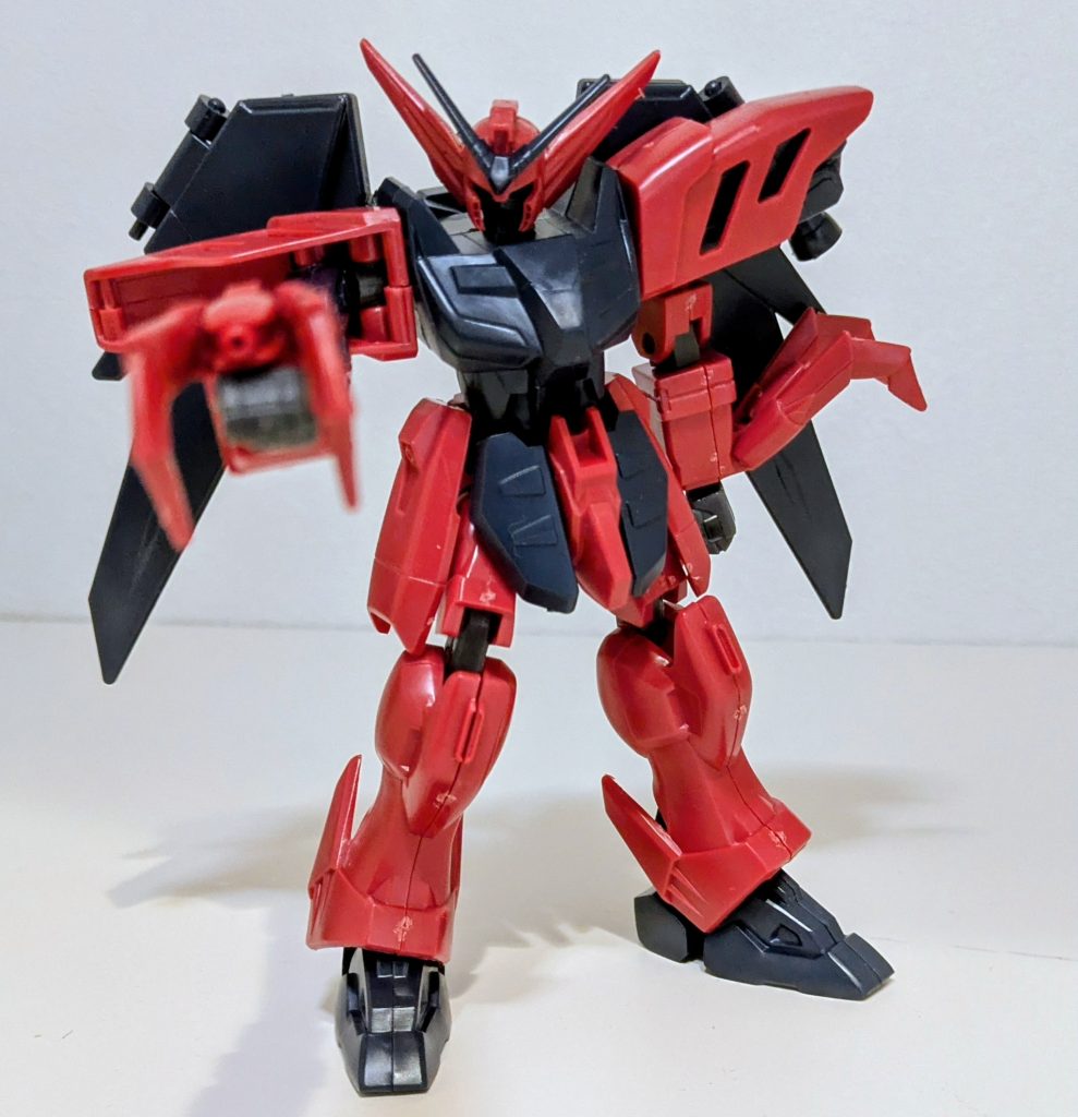 腕のクロービーム発射時