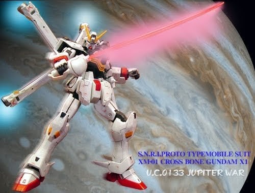 おまけ①F91の続編?のクロス・ボーンガンダムからMGクロスボーンガンダムX1です。