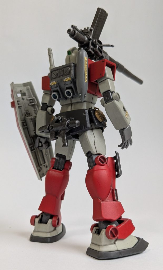 お尻のラックもゼロ戦での余り部品を加工して使っています。