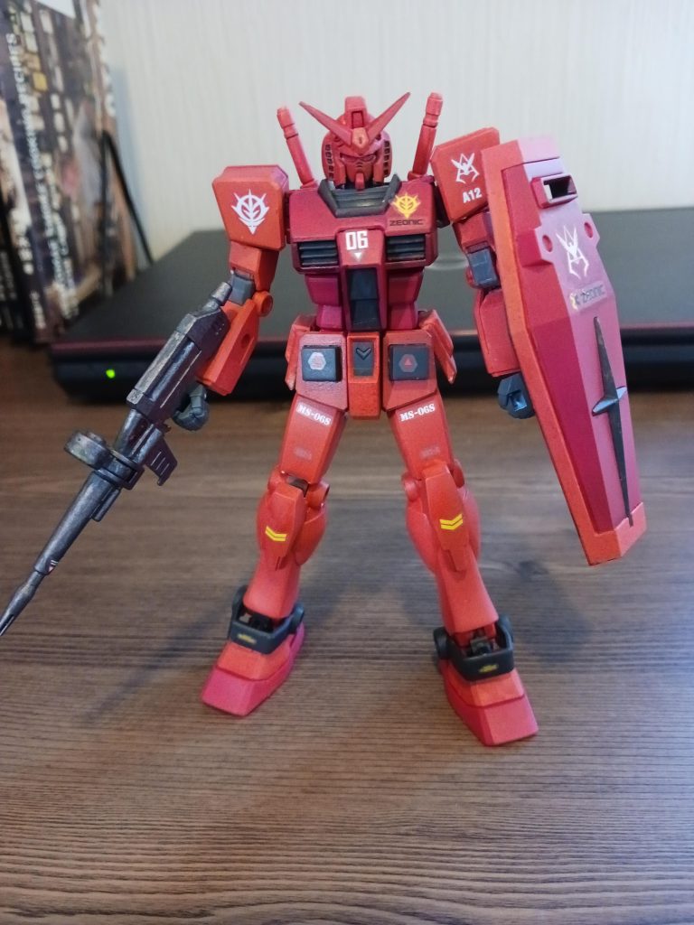 トップ画像 元画です。  EGでお気軽に組めてここまで仕上げが可能という良キットでした。塗装の難しさ(特に筆) パーツ改造等々、色々勉強になりました。   