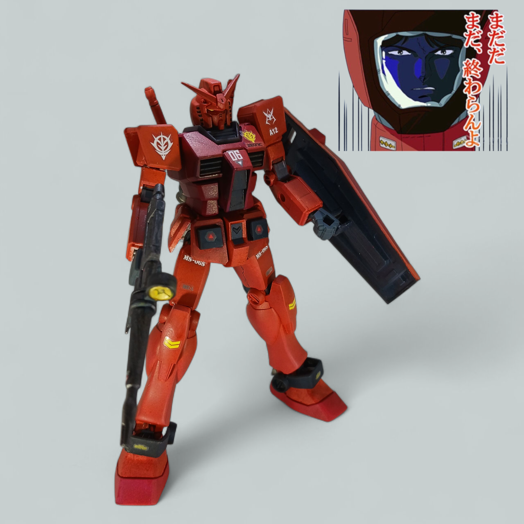 ボディの側面もエアブラシの塗り残しがあり筆でリタッチ→失敗😵💧 またここもムラが…トホホ(-_-;)