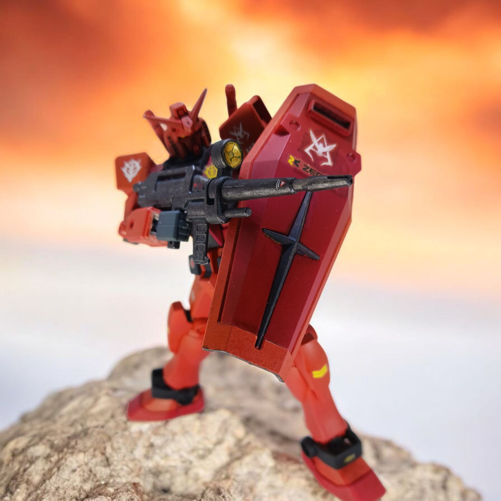 高台からの敵を狙い打つ狙撃シーン。