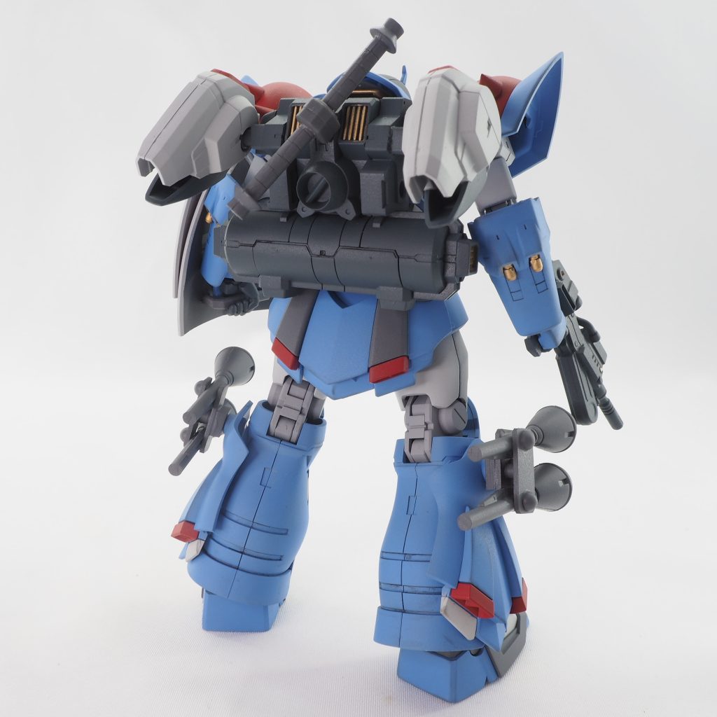 キャリフォルニアベースにおけるBD1号機との激戦の後、損耗したイフリート改を改修、来る宇宙での戦闘に備え強化を施した機体。ニムバスは「裏切者」クルスト博士の粛清とともに、開発中のBD2、3号機を完全に破壊。本機が現存する唯一のEXAM搭載機となった。ジオンの騎士はイフリートをいたく気に入っているご様子