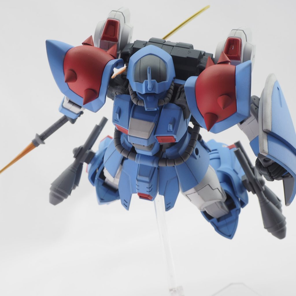 ベースはナハトとシュナイドで、故に各部位のデザインはイフリート改とは異なります😅素のイフリートもイフリート改も今やプレミアで手に入らず…ミキシングで改修機という、いつものパターンに相成りました。