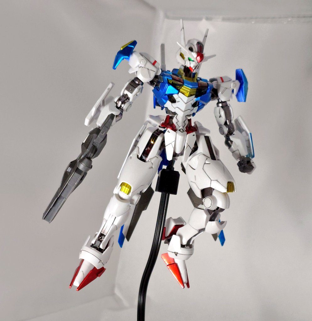 【全塗装】ガンダムエアリアル キャンディ パール メタリック塗装–7枚目/制作者：ライカ