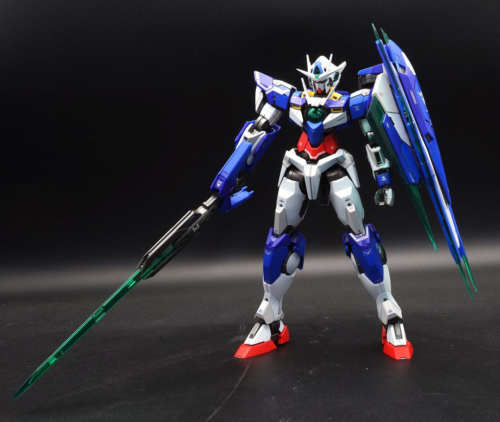 MG ダブルオークアンタ　全塗装–2枚目/制作者：あるむ