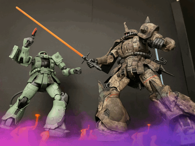 この様な場面はありませんが雰囲気で背中のヒートロッド?は見えていない事にして下さい😊楽しく作る事が出来ました😊