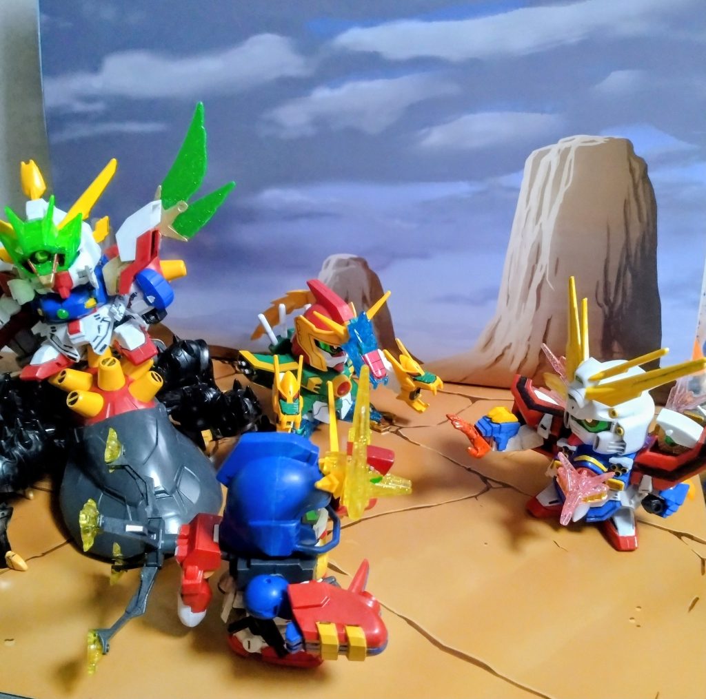 助けに来たぞ‼️😅😅😅あれ？ゴッドガンダム……もう終わったよ😂