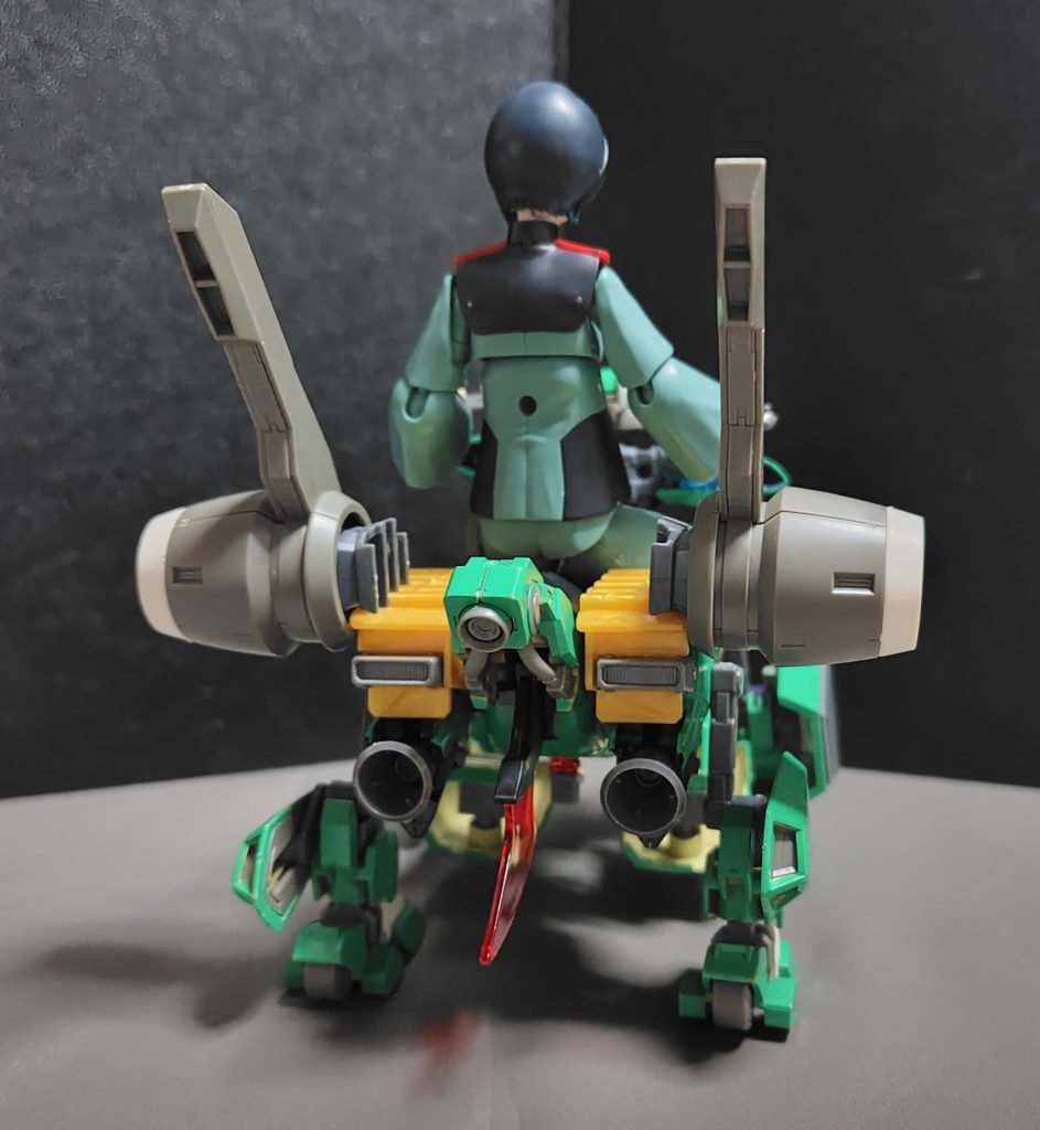 〇リアビューデミバーディングのバックパックのスラスターを装着させてます（着脱可能です。）