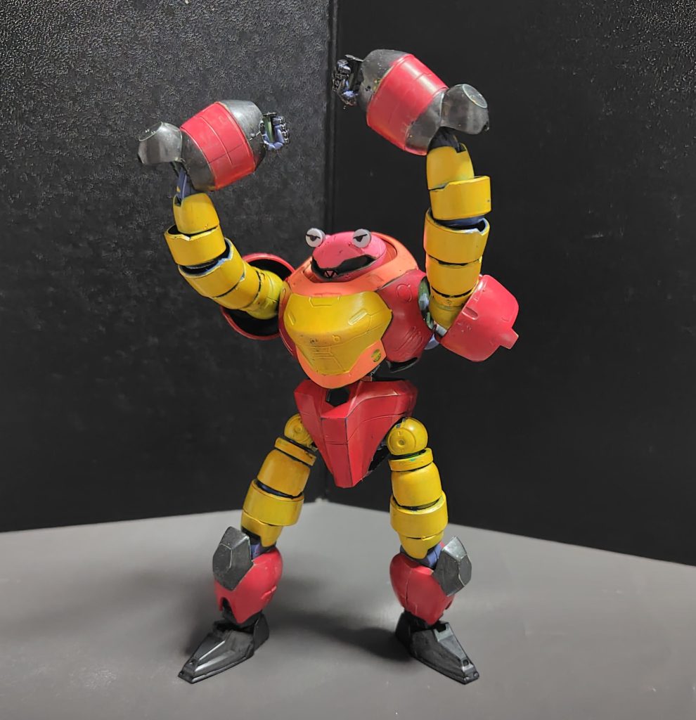 表情付けするだけでもボロット感が増したと思います。「このボスボロットが相手するわよ♪」