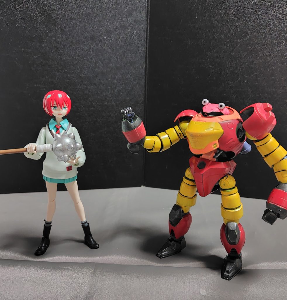 「おーい、そこの可愛い子ちゃん。このボロットちゃんとお茶しに……ってあれ？」マチュはちからをためている