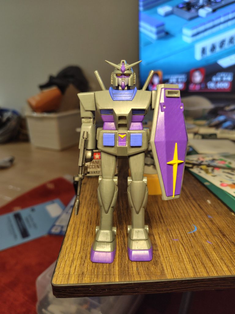 ↑塗装後カラーも3色でかなり作りやすいですね！