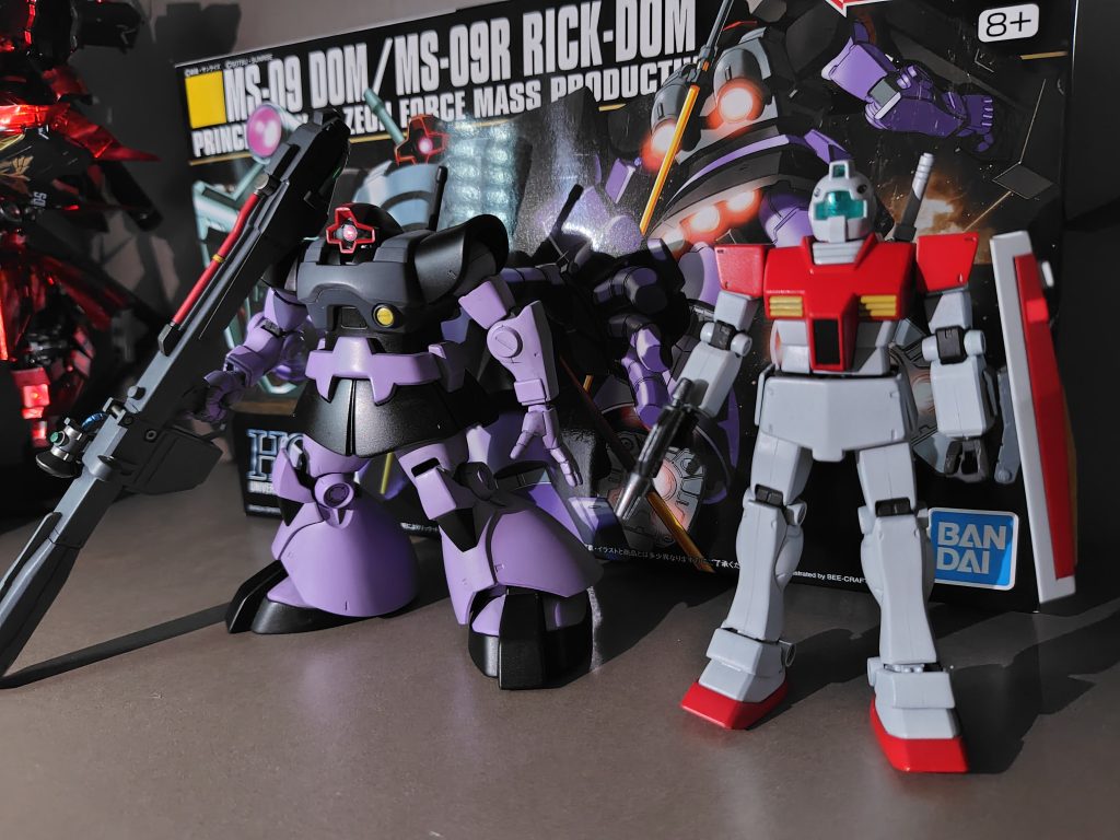 最後にジムと並べると1年戦争を彷彿させる 最後までご覧頂きありガトーございました！良かったらいいね(gandam-hand2)お待ちしてます🙇