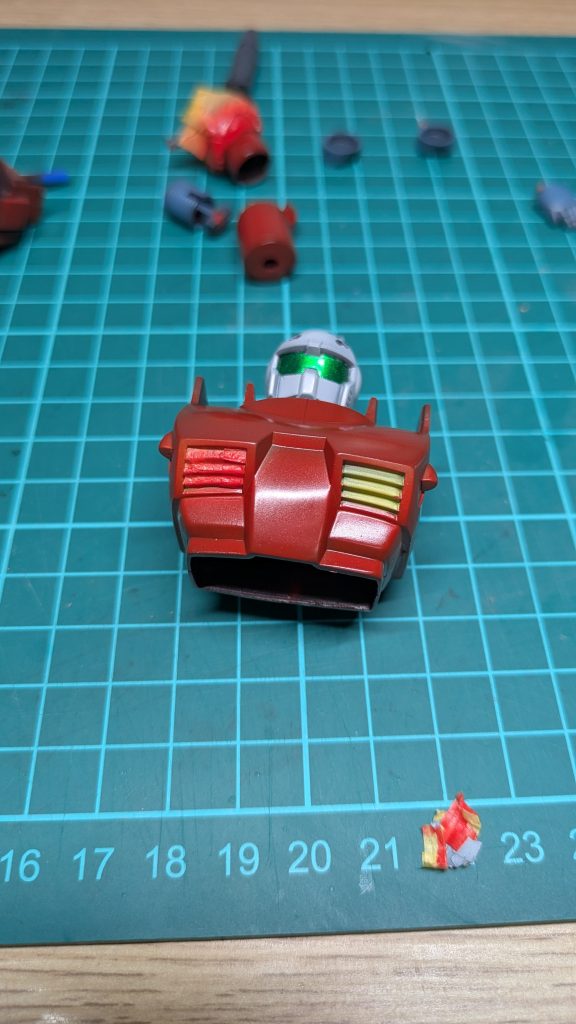 ダクトもマスキング。